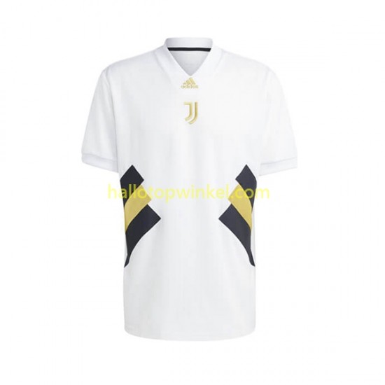 Juventus Voetbalshirt Icon Retro Heren Thuis Tenue 2022-2023 Korte Mouw