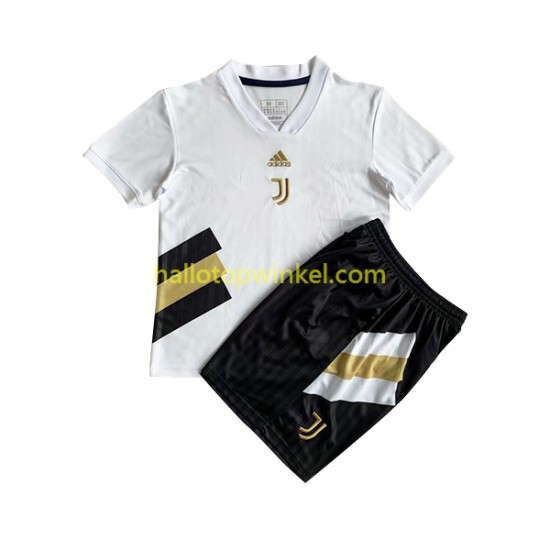 Juventus Voetbalshirt Icon Retro Kleuters/Kids Thuis Tenue 2022-2023 Korte Mouw