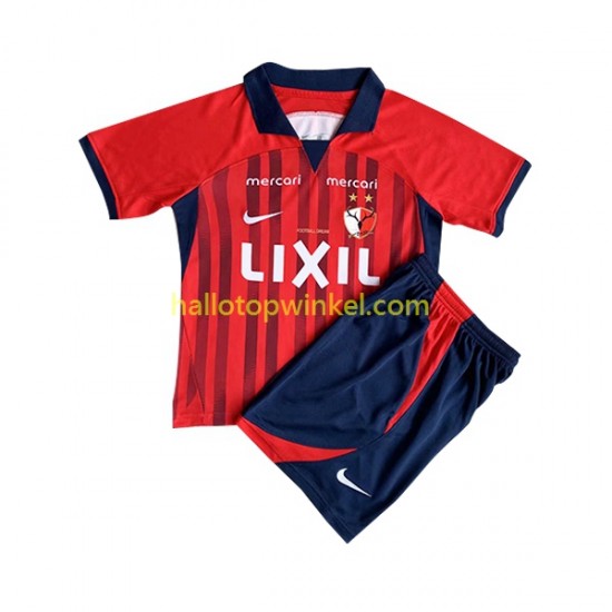 Kashima Antlers Voetbalshirt Kleuters/Kids Thuis Tenue 2023 Korte Mouw