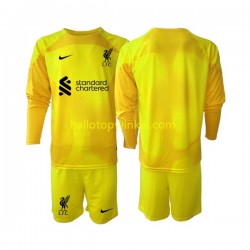 Liverpool Voetbalshirt Doelman Kleuters/Kids Vierde Tenue 2022-2023 Lange Mouw