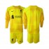 Liverpool Voetbalshirt Doelman Kleuters/Kids Vierde Tenue 2022-2023 Lange Mouw