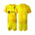 Liverpool Voetbalshirt Doelman Kleuters/Kids Vierde Tenue 2022-2023 Korte Mouw