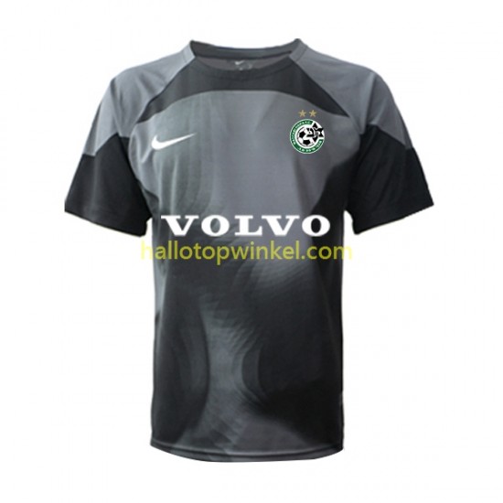 Maccabi Haifa Voetbalshirt Doelman Heren Thuis Tenue 2022-2023 Korte Mouw