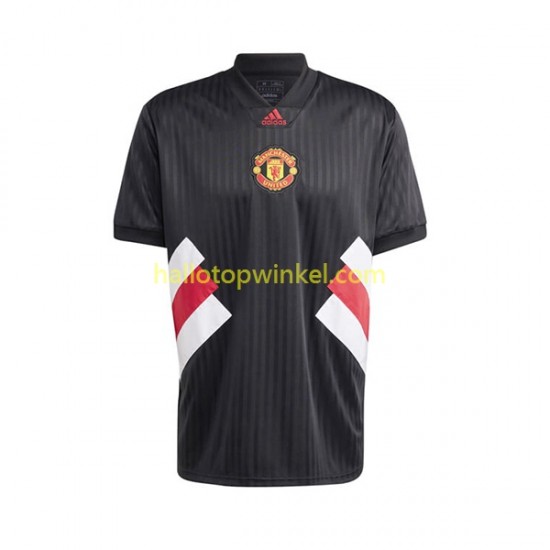 Manchester United Voetbalshirt Icon Retro Heren Thuis Tenue 2022-2023 Korte Mouw