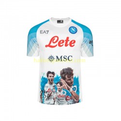 Napoli Voetbalshirt Face Game Kvaratskhelia 77 Heren Thuis Tenue 2022-2023 Korte Mouw