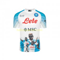 Napoli Voetbalshirt Face Game Osimhen 9 Heren Thuis Tenue 2022-2023 Korte Mouw