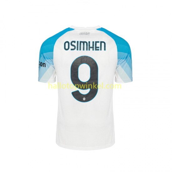 Napoli Voetbalshirt Face Game Osimhen 9 Heren Thuis Tenue 2022-2023 Korte Mouw