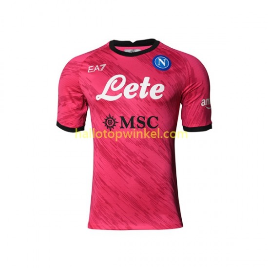 Napoli Voetbalshirt Doelman Heren Thuis Tenue 2022-2023 Korte Mouw