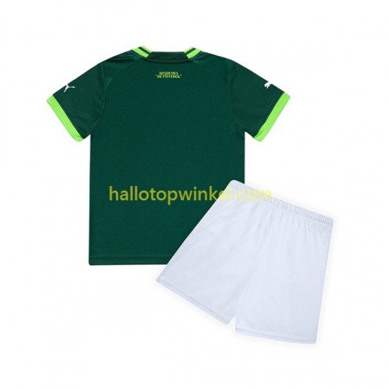 Palmeiras Voetbalshirt Kleuters/Kids Thuis Tenue 2023-2024 Korte Mouw