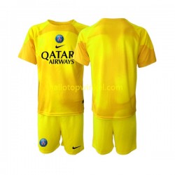Paris Saint-Germain Voetbalshirt Doelman Kleuters/Kids Derde Tenue 2022-2023 Korte Mouw