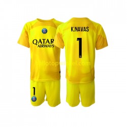 Paris Saint-Germain Voetbalshirt K.NAVAS 1 Doelman Kleuters/Kids Derde Tenue 2022-2023 Korte Mouw
