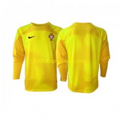 Portugal Voetbalshirt Doelman Heren Thuis Tenue WK 2022 Lange Mouw
