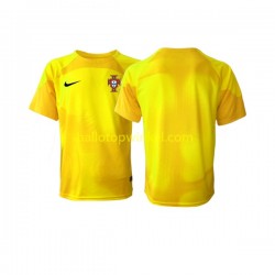 Portugal Voetbalshirt Doelman Heren Thuis Tenue WK 2022 Korte Mouw