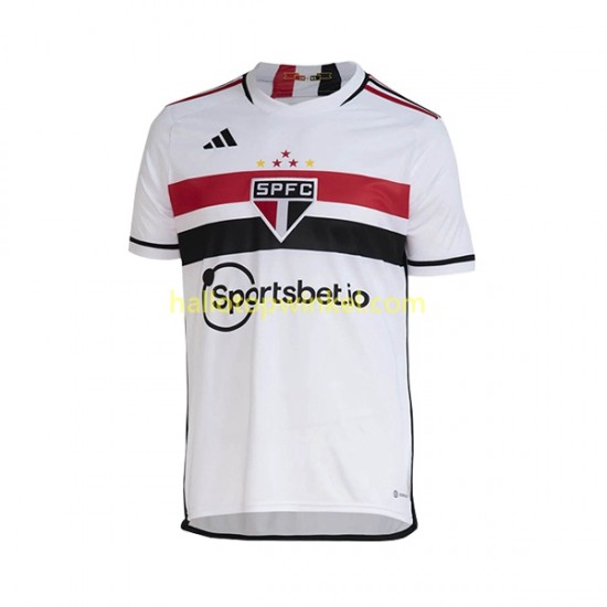 Sao Paulo Voetbalshirt Heren Thuis Tenue 2023 Korte Mouw