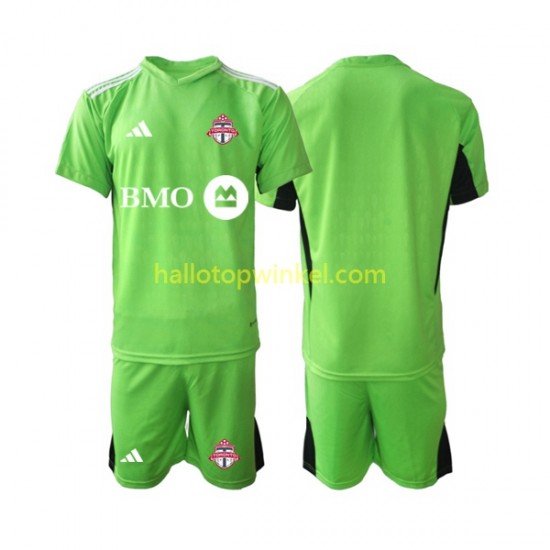 Toronto FC Voetbalshirt Doelman Kleuters/Kids Thuis Tenue 2023 Korte Mouw