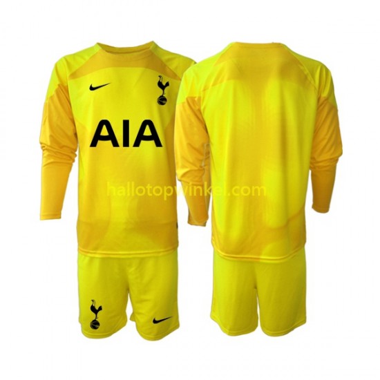 Tottenham Hotspur Voetbalshirt Doelman Kleuters/Kids Thuis Tenue 2022-2023 Lange Mouw