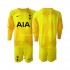 Tottenham Hotspur Voetbalshirt Doelman Kleuters/Kids Thuis Tenue 2022-2023 Lange Mouw