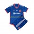 Universidad de Chile Voetbalshirt Kleuters/Kids Thuis Tenue 2023 Korte Mouw