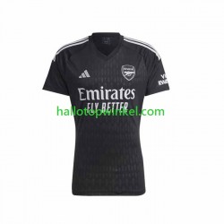 Arsenal Voetbalshirt Doelman Heren Thuis Tenue 2023-2024 Korte Mouw