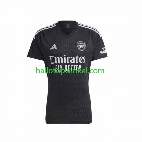 Arsenal Voetbalshirt Doelman Heren Thuis Tenue 2023-2024 Korte Mouw