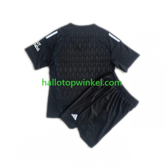 Arsenal Voetbalshirt Doelman Kleuters/Kids Thuis Tenue 2023-2024 Korte Mouw