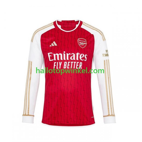 Arsenal Voetbalshirt Heren Thuis Tenue 2023-2024 Lange Mouw