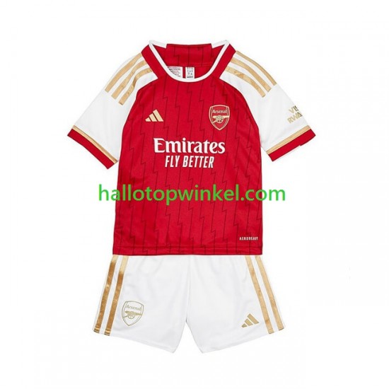 Arsenal Voetbalshirt Kleuters/Kids Thuis Tenue 2023-2024 Korte Mouw