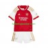 Arsenal Voetbalshirt Kleuters/Kids Thuis Tenue 2023-2024 Korte Mouw