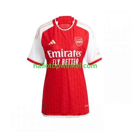 Arsenal Voetbalshirt Dames Thuis Tenue 2023-2024 Korte Mouw