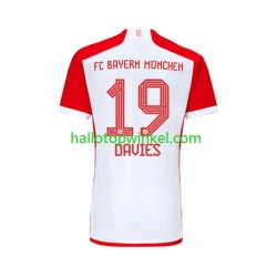 FC Bayern München Voetbalshirt Alphonso Davies 19 Heren Thuis Tenue 2023-2024 Korte Mouw