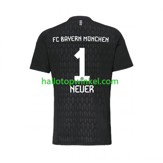 FC Bayern München Voetbalshirt Manuel Neuer 1 Doelman Heren Thuis Tenue 2023-2024 Korte Mouw