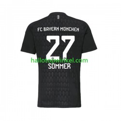 FC Bayern München Voetbalshirt Yann Sommer 27 Doelman Heren Thuis Tenue 2023-2024 Korte Mouw