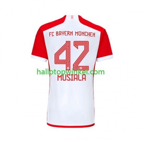 FC Bayern München Voetbalshirt Jamal Musiala 42 Heren Thuis Tenue 2023-2024 Korte Mouw