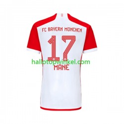 FC Bayern München Voetbalshirt Sadio Mane 17 Heren Thuis Tenue 2023-2024 Korte Mouw