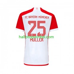 FC Bayern München Voetbalshirt Thomas Muller 25 Heren Thuis Tenue 2023-2024 Korte Mouw