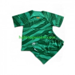 FC Barcelona Voetbalshirt Doelman Kleuters/Kids Thuis Tenue 2023-2024 Korte Mouw