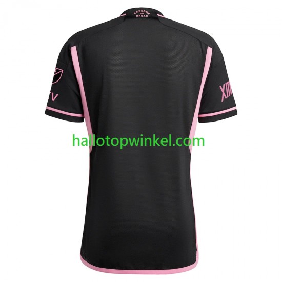 Inter Miami Voetbalshirt Heren Uit Tenue 2023 Korte Mouw