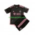 Inter Miami Voetbalshirt Kleuters/Kids Uit Tenue 2023 Korte Mouw