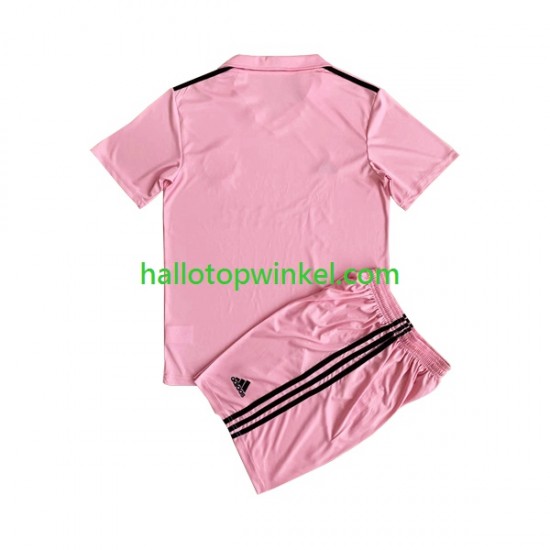 Inter Miami Voetbalshirt Kleuters/Kids Thuis Tenue 2023 Korte Mouw