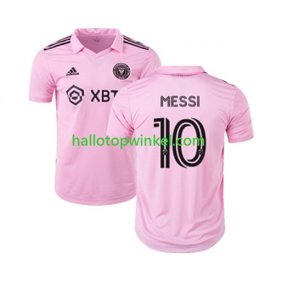 Inter Miami Voetbalshirt Lionel Messi 10 Heren Thuis Tenue 2023 Korte Mouw