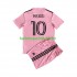 Inter Miami Voetbalshirt Lionel Messi 10 Kleuters/Kids Thuis Tenue 2023 Korte Mouw