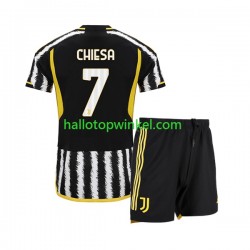 Juventus Voetbalshirt Federico Chiesa 7 Kleuters/Kids Thuis Tenue 2023-2024 Korte Mouw