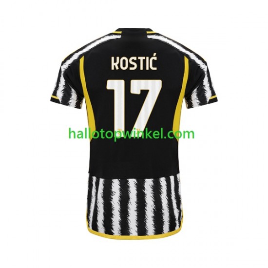Juventus Voetbalshirt Filip Kostic 17 Heren Thuis Tenue 2023-2024 Korte Mouw