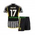 Juventus Voetbalshirt Filip Kostic 17 Kleuters/Kids Thuis Tenue 2023-2024 Korte Mouw
