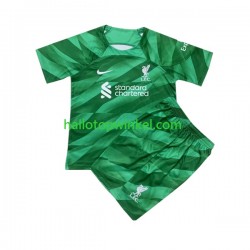 Liverpool Voetbalshirt Doelman Kleuters/Kids Thuis Tenue 2023-2024 Korte Mouw