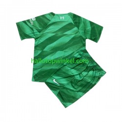 Liverpool Voetbalshirt Doelman Kleuters/Kids Thuis Tenue 2023-2024 Korte Mouw