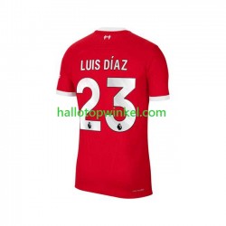 Liverpool Voetbalshirt Luis Diaz 23 Heren Thuis Tenue 2023-2024 Korte Mouw
