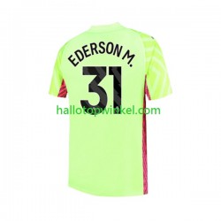 Manchester City Voetbalshirt Ederson Moraes 31 Doelman Heren Derde Tenue 2023-2024 Korte Mouw