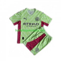 Manchester City Voetbalshirt Doelman Kleuters/Kids Derde Tenue 2023-2024 Korte Mouw
