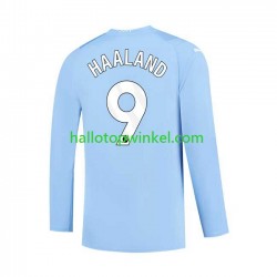 Manchester City Voetbalshirt Haaland 9 Heren Thuis Tenue 2023-2024 Lange Mouw